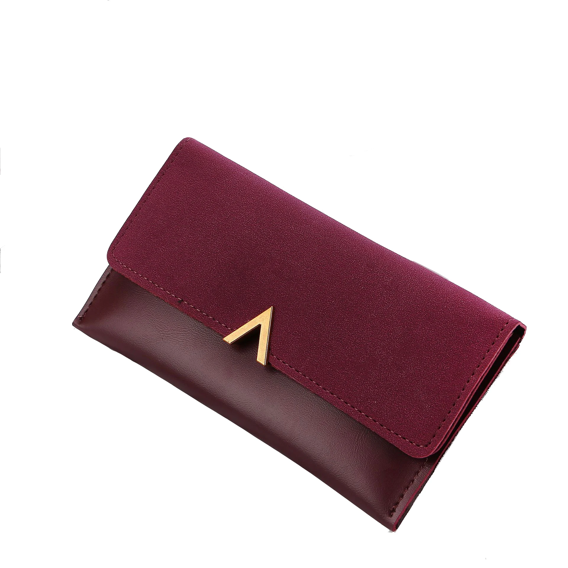 

2021 Leather Women Wallets Hasp Lady Moneybags Zipper Coin Purse Woman Envelope Wallet Money Cards ID Holder Bags Purses Pocket