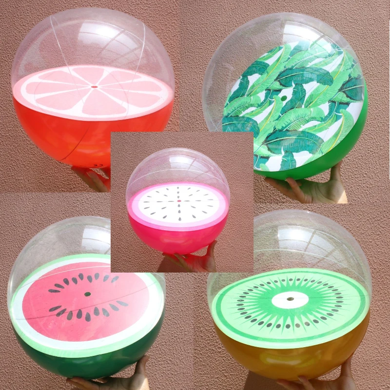 

40 см Летний надувной пляжный мяч, летний уличный бассейн, игровой мяч, плавательная игрушка, аксессуары для водных игр, спортивных шаров для ...