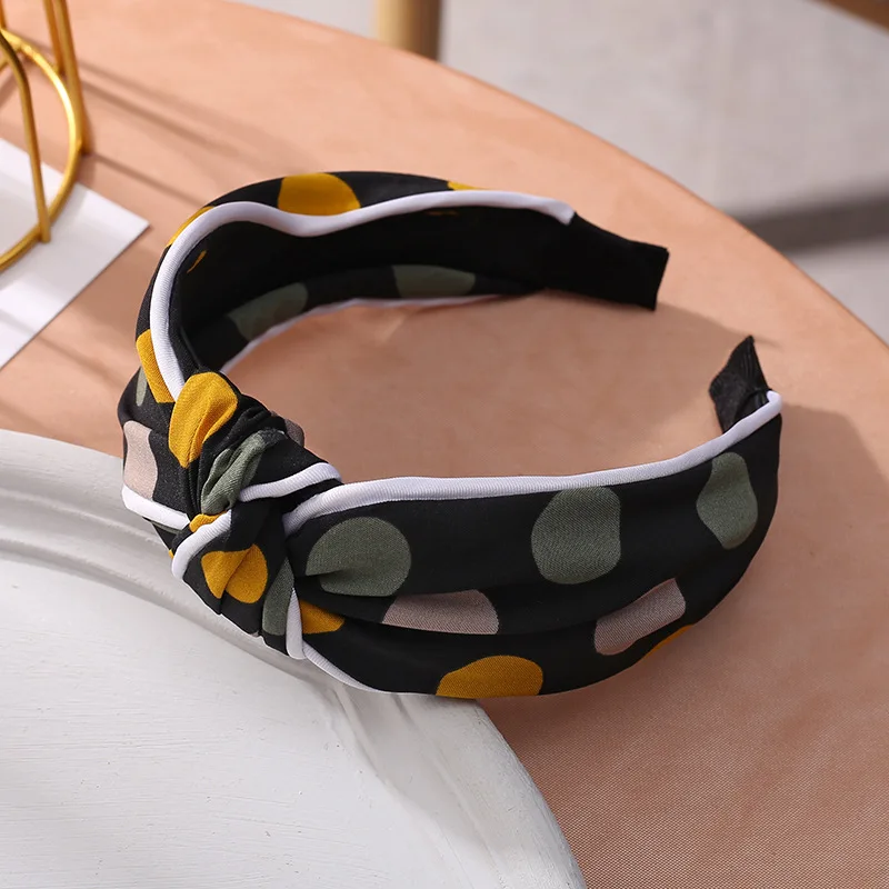 

Hair Bands for Women Headband Hairband Dot Wide Knot Hair Hoop Accessories Girls Cute Fashion Ornament Head Bands 2020 New