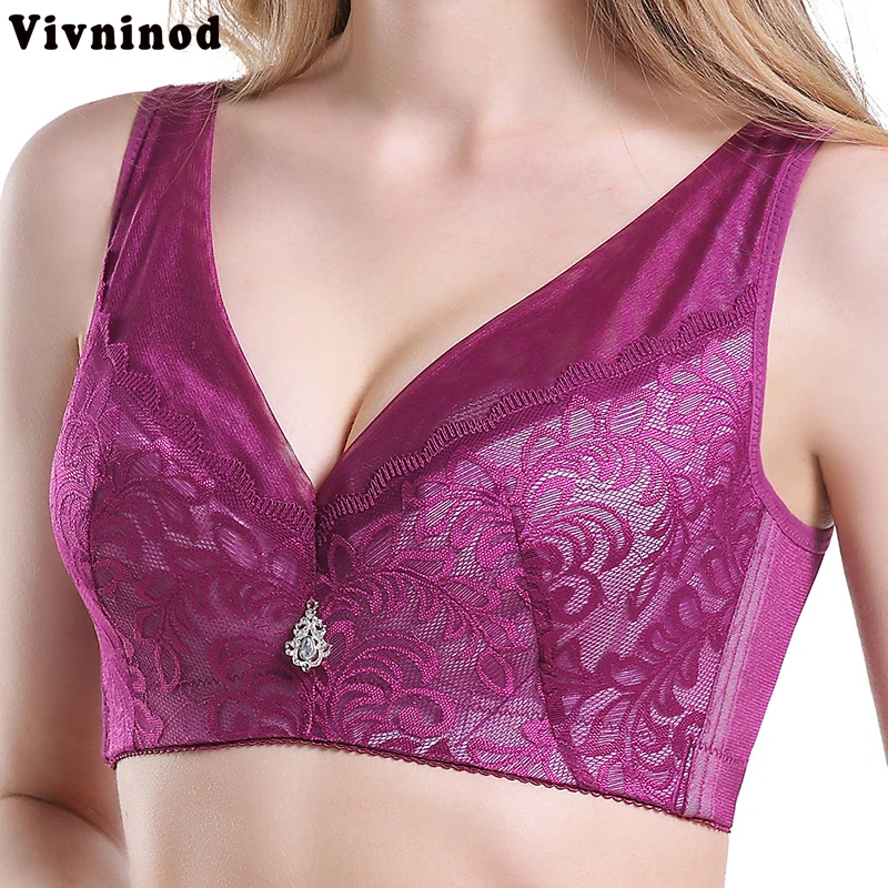 

Полный охват женщин большой бразильский сетки кружева минимайзер бюстгальтер жилет тонкий 90C 100D 11D0E 120DE на косточках Регулируемый Brallete дропшиппинг