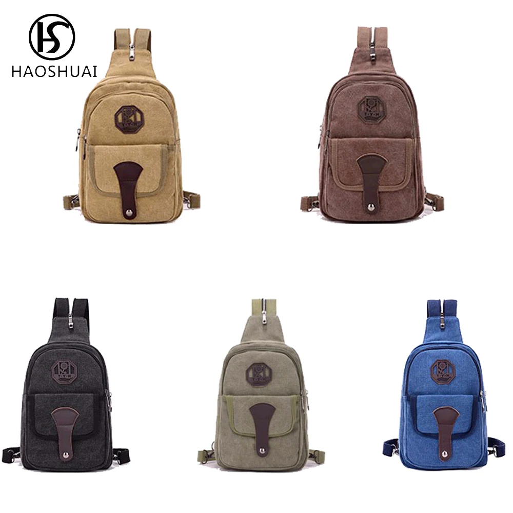 Унисекс Новые повседневные холщовые нагрудные сумки мужские и женские на плечо