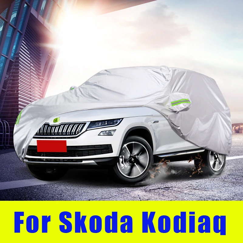Waterproof full car covers Outdoor Sunshade Dustproof Snow For Skoda Kodiaq 2017-2021 Accessories