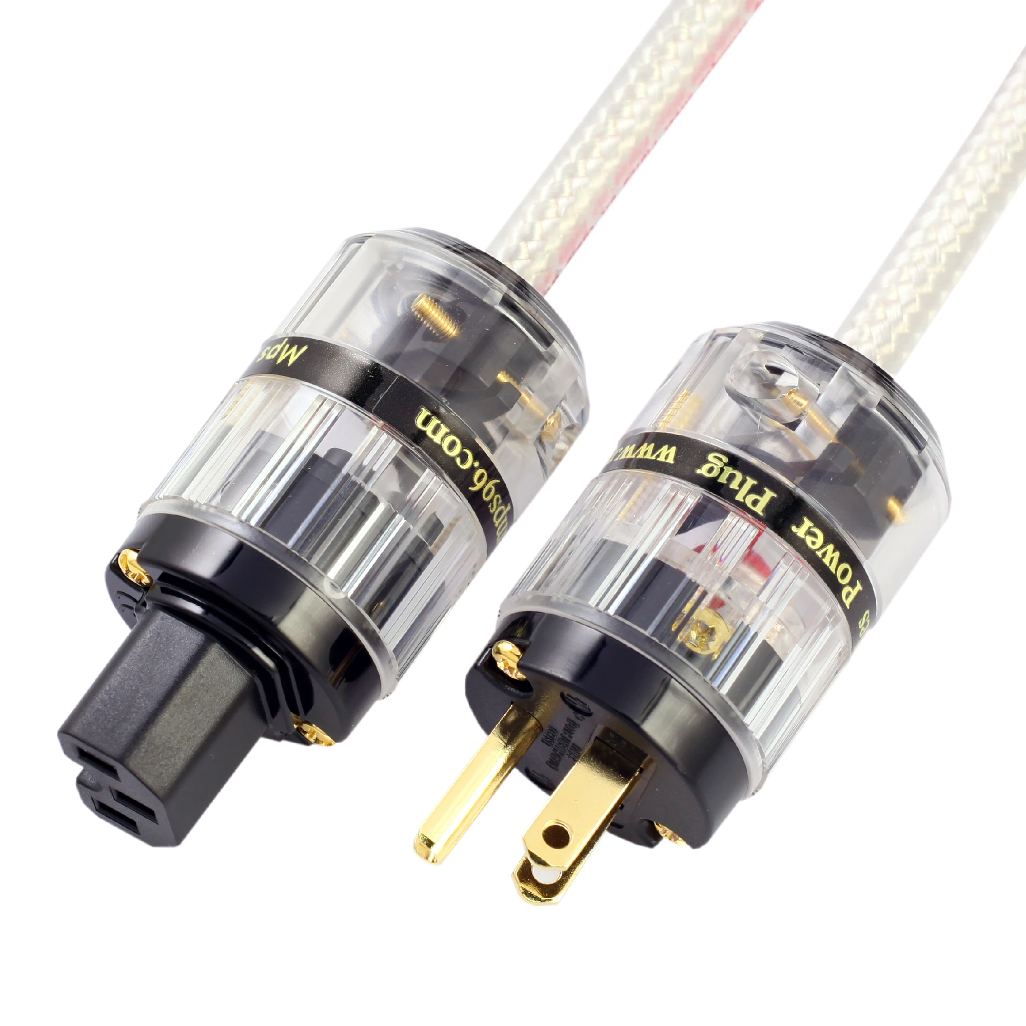 MPS M 8AC HiFi 99.9997% OFC + посеребренный 24k позолоченный 3 контактный кабель питания