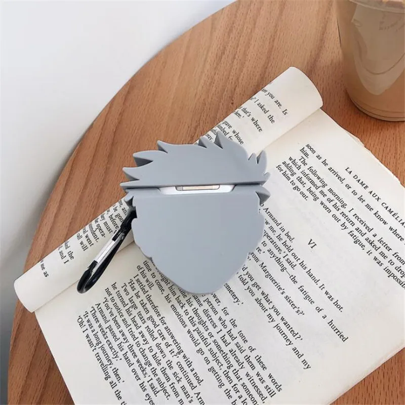 Японский аниме Наруто Какаши Airpods чехол сумка значок для косплея Bluetooth гарнитура