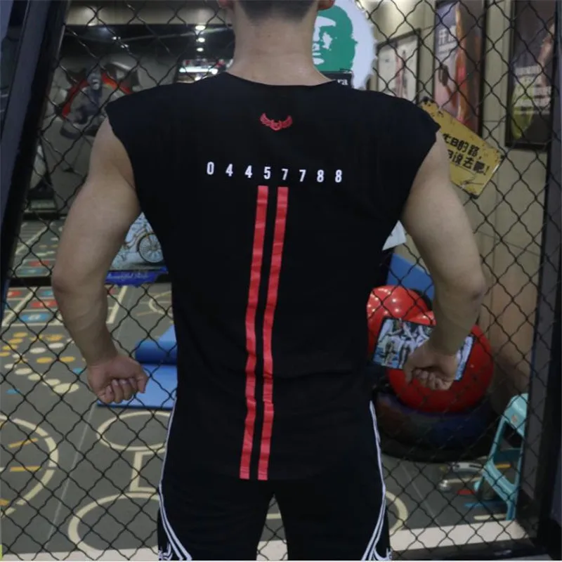 Летом футболка с коротким рукавом мужской свободный и быстросохнущий