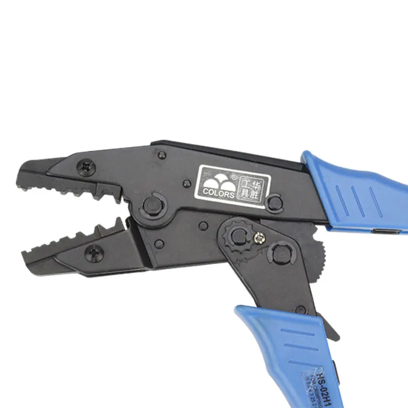 Кримпер коаксиальных проводов HS-02H1 для RG58/59/62, 8X-типа для SMA/BNC коннекторов, из углеродистой стали, с режущим механизмом.