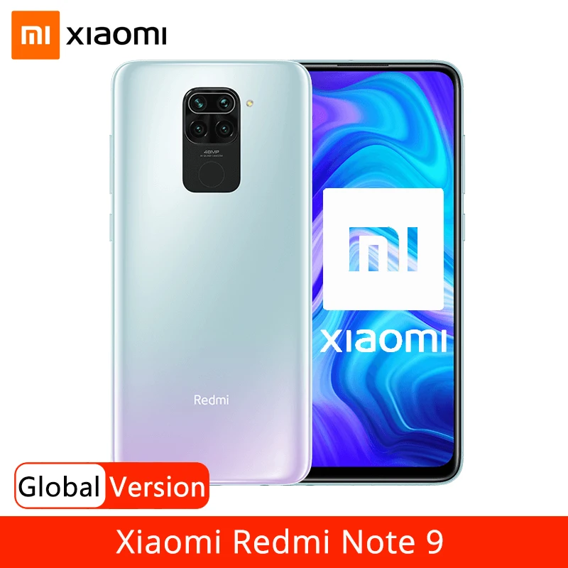 Смартфон Xiaomi Redmi Note 9 4 + 128 ГБ 8 ядерный Процессор MTK Helio G85 четыре задних камеры 48 МП 6