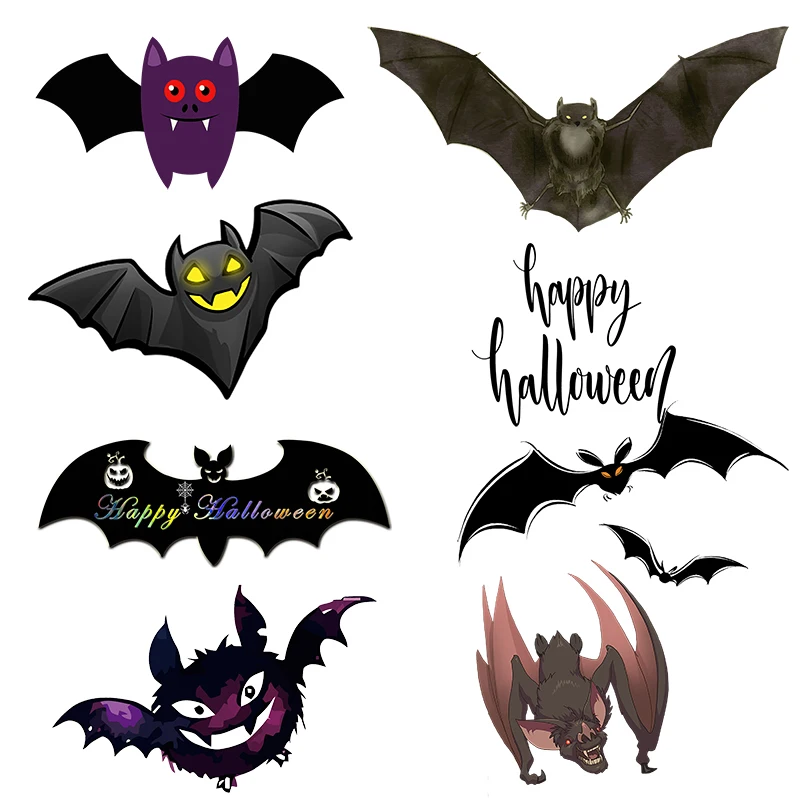 

Три Ratels QC571 Веселая фотография Хэллоуин декоративная наклейка