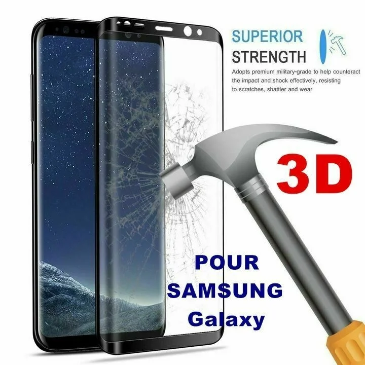 

FILM VITRE PROTECTION VERRE TREMP TOTAL 3D FOR SAMSUNG S8/S9/S10/Plus/S7/Edge