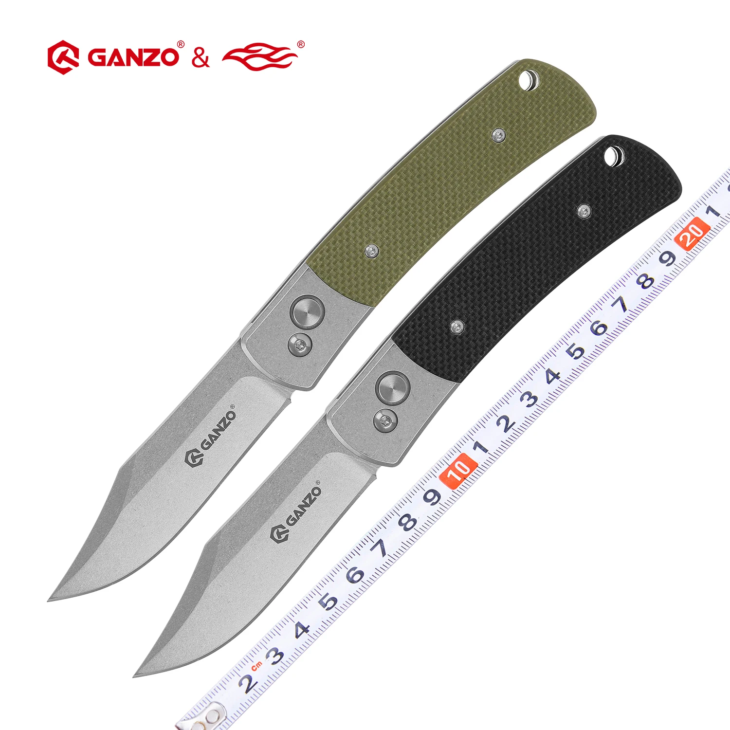 Складной нож 58 60HRC Ganzo G7472 440C G10 или с деревянной ручкой инструмент для выживания и