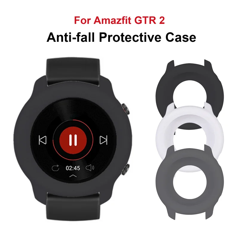 

Silicone Protective Case Anti-fall Protector for Huami Amazfit GTR 2 Silicone Protective Case Watch Accessories