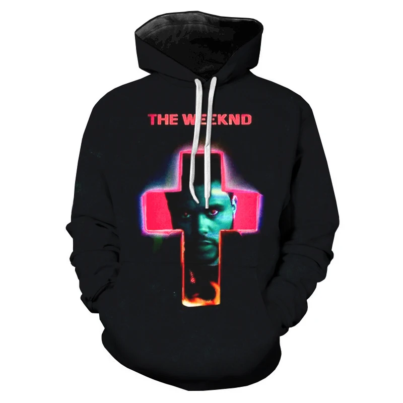 

2021 New Fashion the Weeknd Hoodies 3D Print Men/Women Casual Sweatshirt the Weeknd Leisure Personality Hoodie Oversize Hoodie
