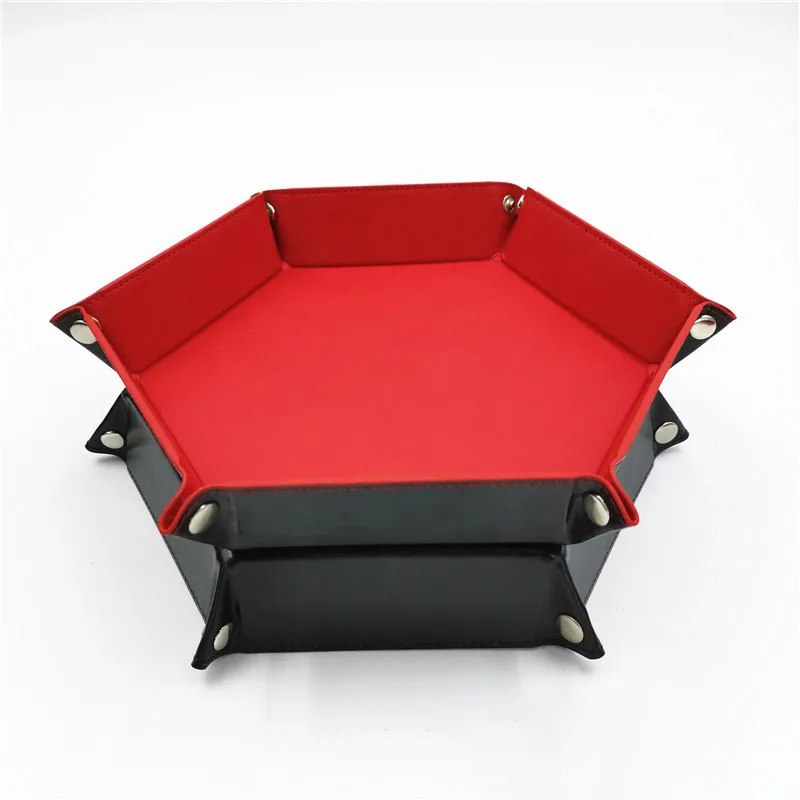 Кожаный лоток складная коробка для хранения из искусственной кожи квадратный