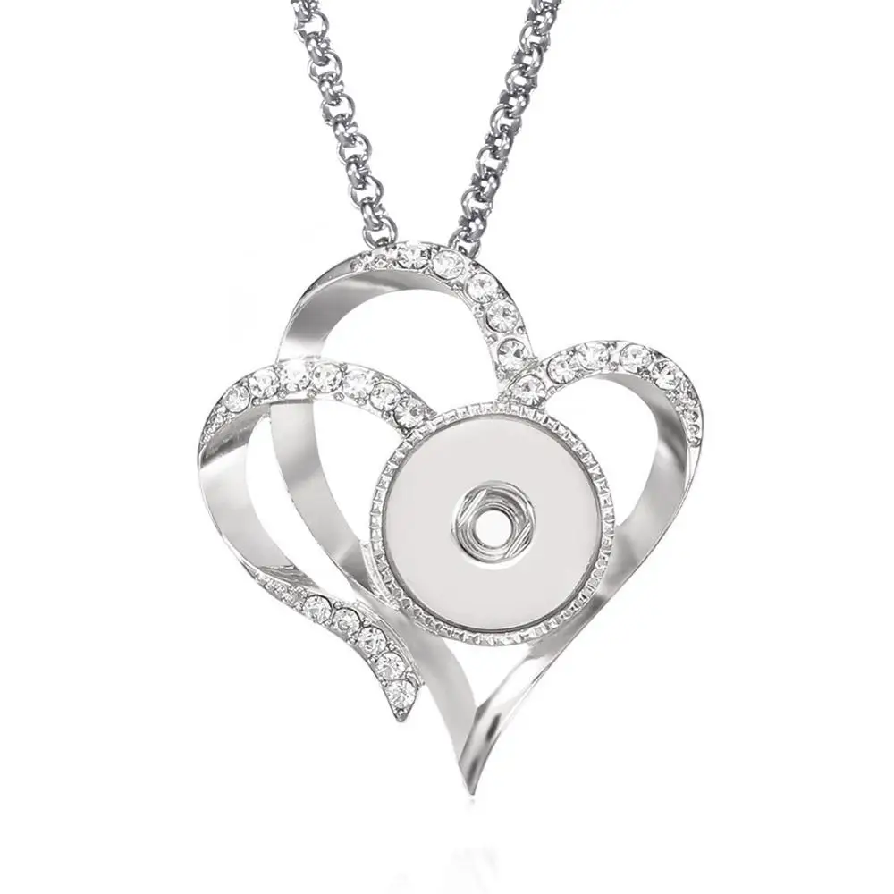 Женское Ожерелье с цветными кнопками колье металлическим цветком в форме сердца