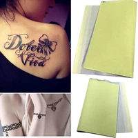 100 sheets tattoo transfer paper a4 size thermal stencil carbon copier spirit stencil carbon drop shipping