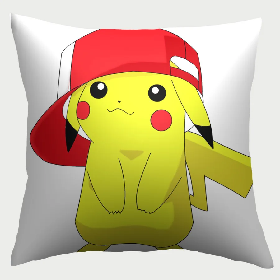 Наволочка в виде покемона Пикачу аниме персонажи комиксов диванная подушка