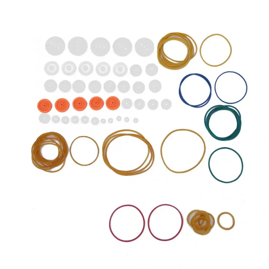 Набор Растягивающихся шкивов передач 2 мм резиновые комбинированные круглые для