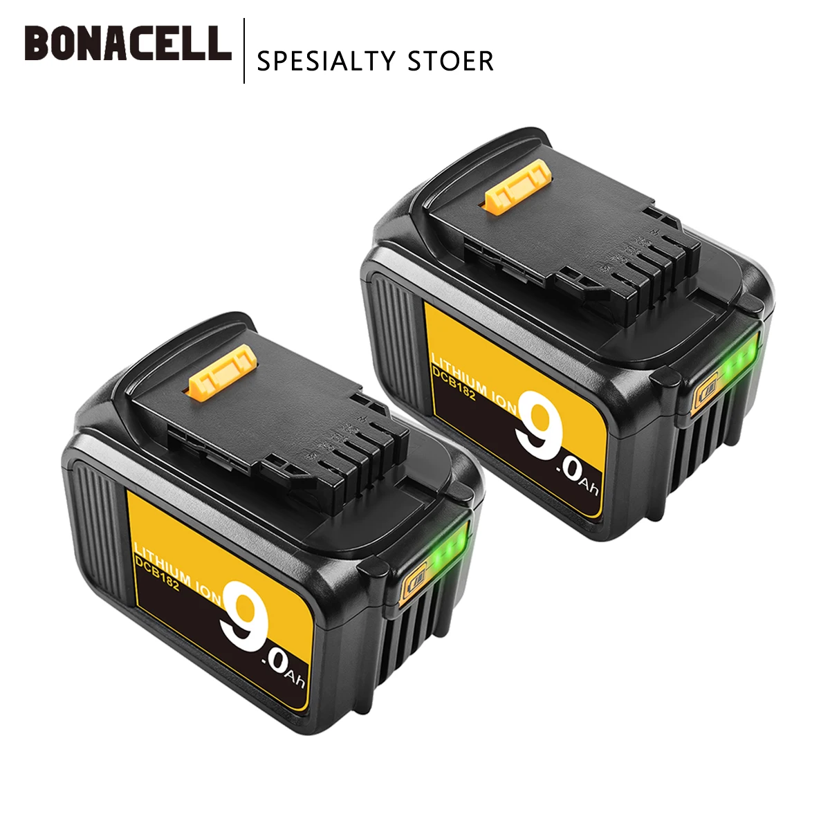 Сменный литий ионный аккумулятор bonacel 18 в 20 Max XR 9 0 Ач для Dewalt DCB200 DCB203 DCB204 DCB184 DCB181