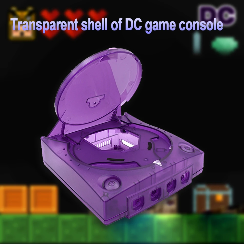 Защитный полупрозрачный чехол для игровой консоли Dreamcast SEGA DC сменный защитный |