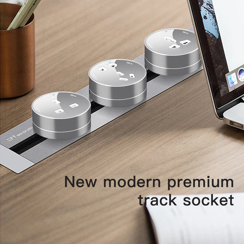 herepow 2022 new pattern power track socket home kitchen appliances quality plug adapter uk eu au standard wall socket with usb free global shipping