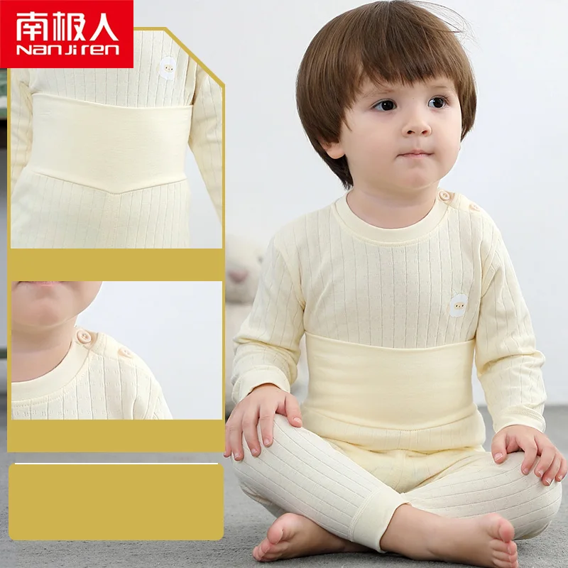 Детские пижамы nanjiren с завышенной талией и пряжкой на плечах пижамный комплект