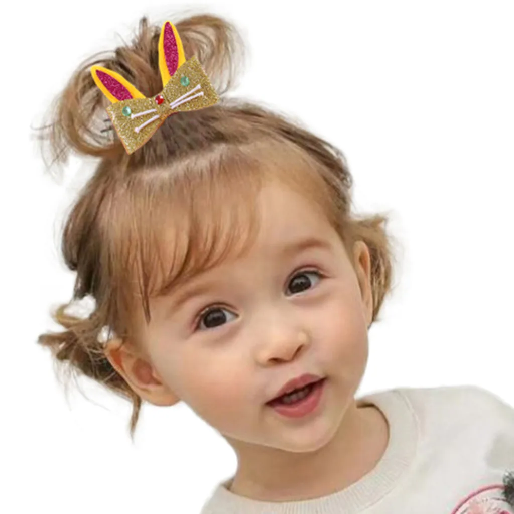 Дети младенческой Девочки мультфильм Радуга заколки для волос пряжки набор