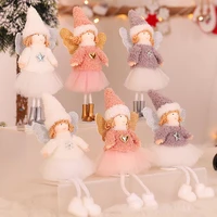 2020 christmas ornament mini christmas doll pendant cute angel doll gifts christmas ornament new year 2021