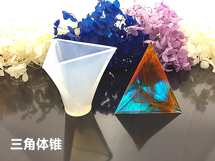 Crystal drop gel cube silica mold DIY hot style pyramid energy tower | Украшения и аксессуары