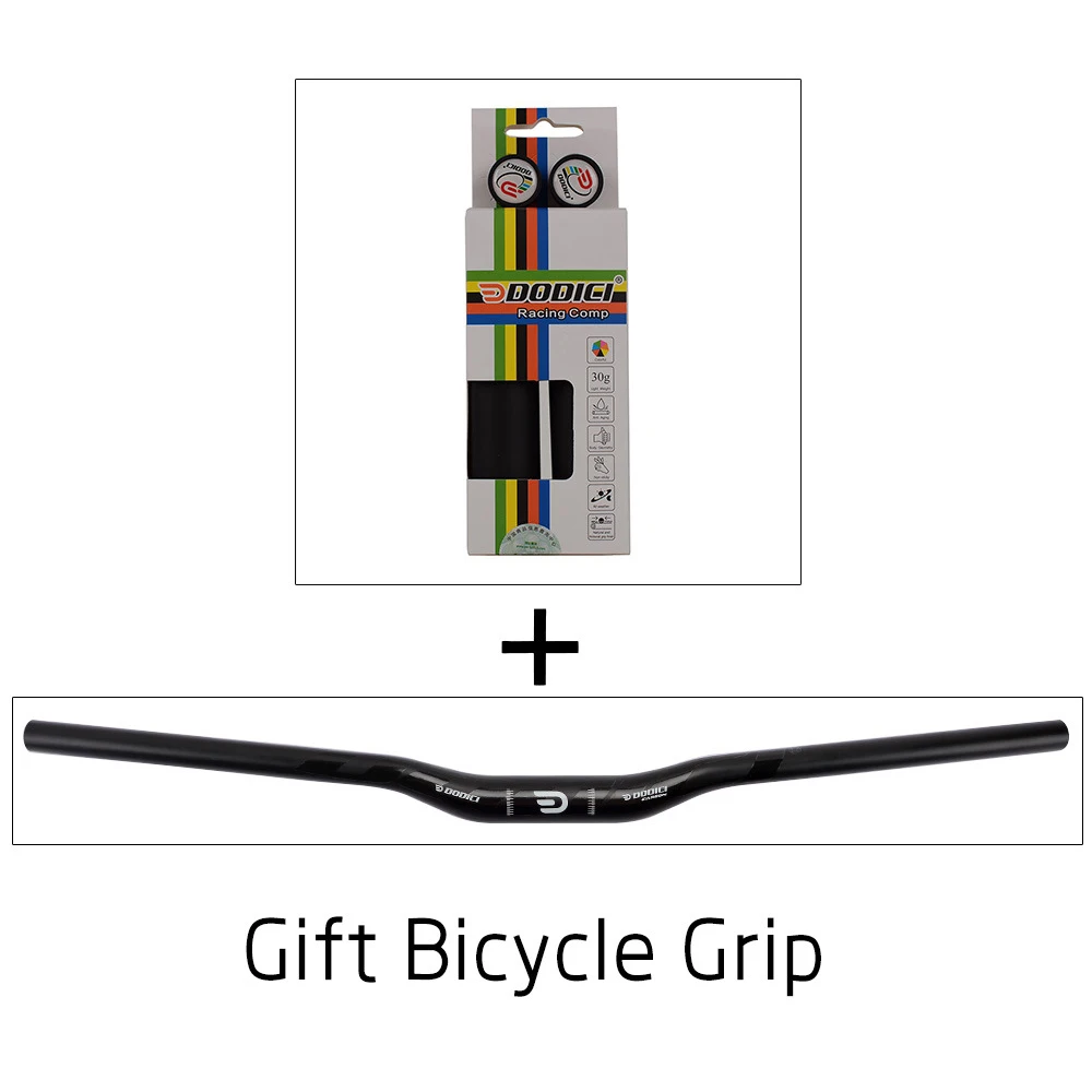 Велосипедный руль из углеродного волокна в форме ласточки с двумя захватами для