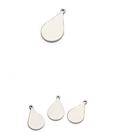 

Подвеска из металлического сплава с соединителем из нержавеющей стали для изготовления браслетов, ювелирных изделий «сделай сам» dft4sa, 20 шт./лот, 18,5*10,5 мм