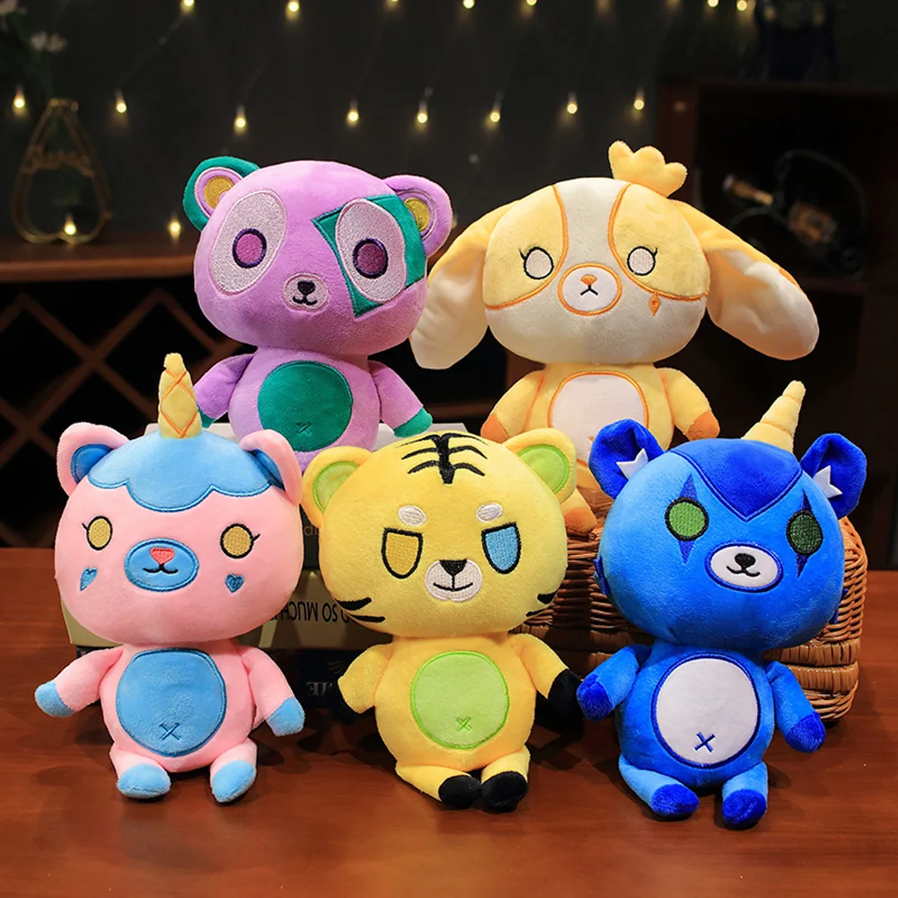 

Милые Мультяшные плюшевые игрушки Ranboo, мягкие игрушки Ranboo Funneh из аниме, мягкие куклы, подарки на день рождения для детей, украшения комнаты д...