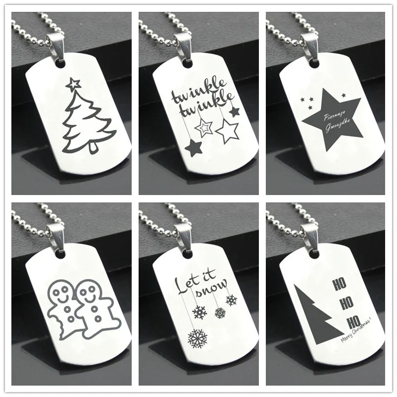 Брелок из нержавеющей стали SD01 Модный классический брелок с гравировкой в стиле