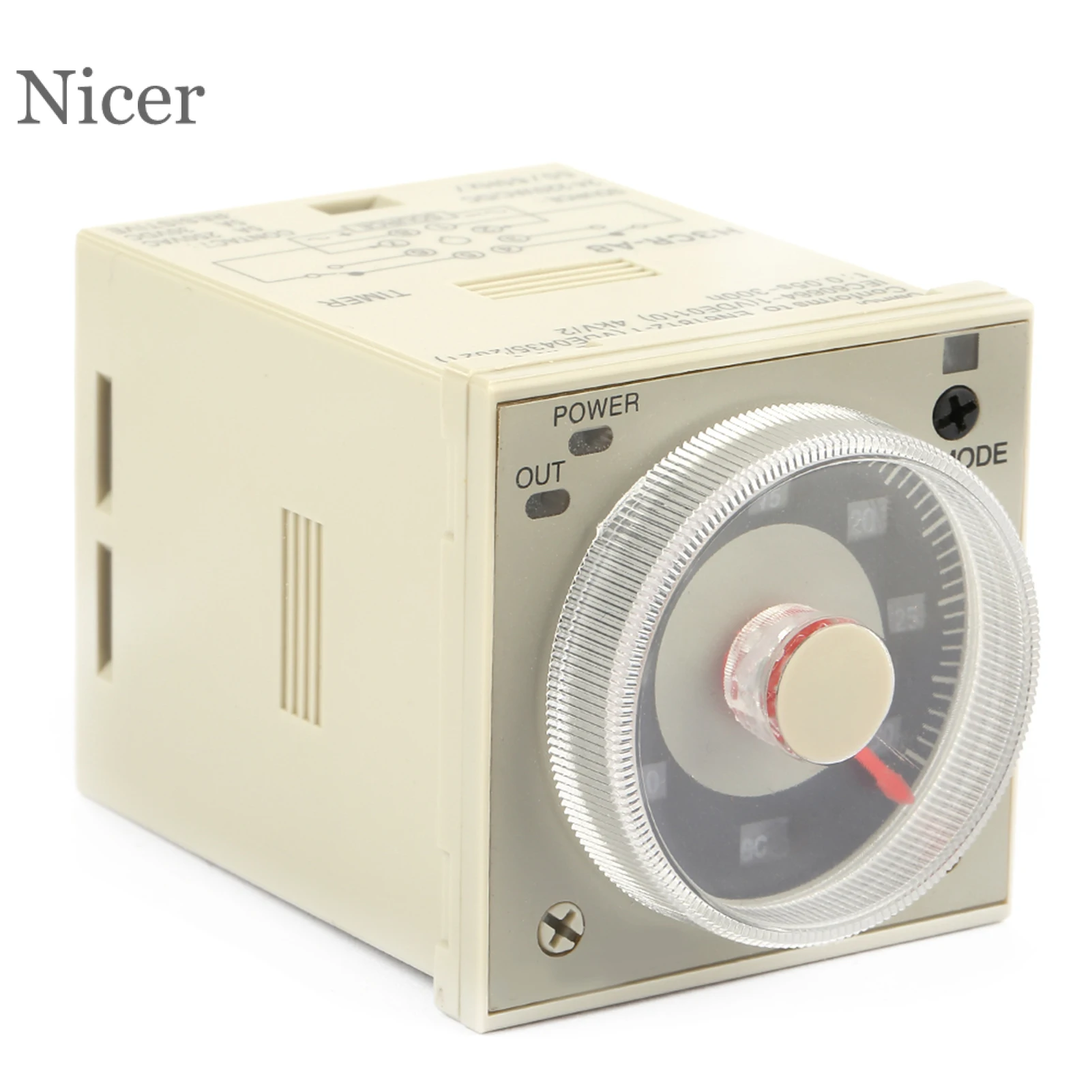 H3CR A8 реле времени 24 220VAC/DC 1 2 s до 300 см х 50/60Hz 8PIN с базой Мощность включения и
