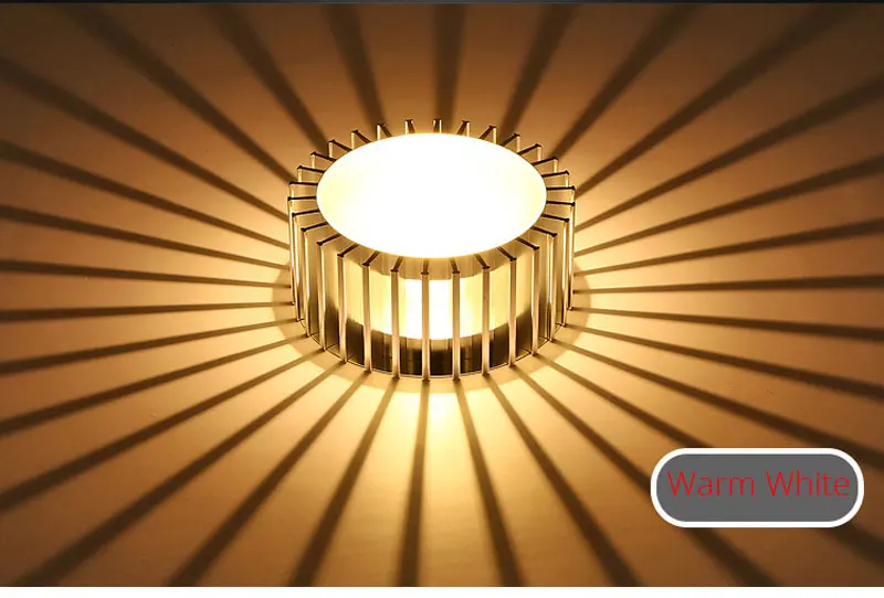 Warm White Точечный светодиодный rgb пятно света rgb LED-светильник светодиодный спот он 3 ватт проход Светильник Красочные коридор лампа прихожей светильник поверхностного монтажа - Испускаемый цвет: Warm White