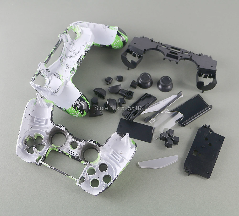 10 наборов/шт. Для PS4 JDS 001 011 полный корпус контроллера Оболочка Чехол мод комплект
