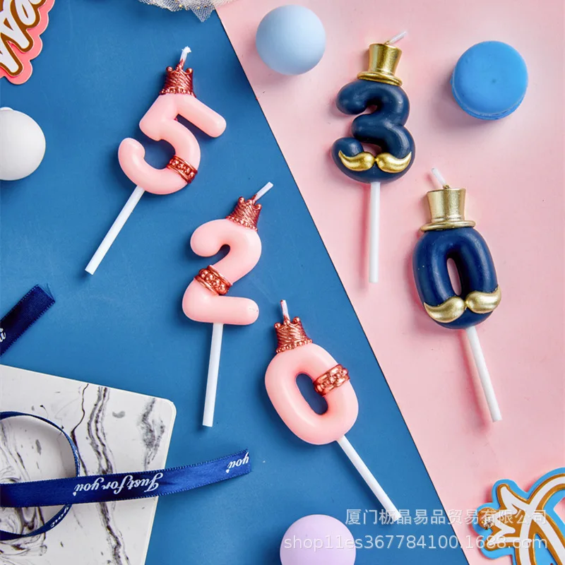 Свечи на день рождения милая корона шляпа Детские свечи товары для торта