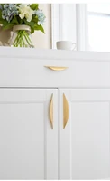 gold zinc alloy cabinet handles drawer knobs black pulls for furniture kitchen cupboard pull modern simple door knob hardware