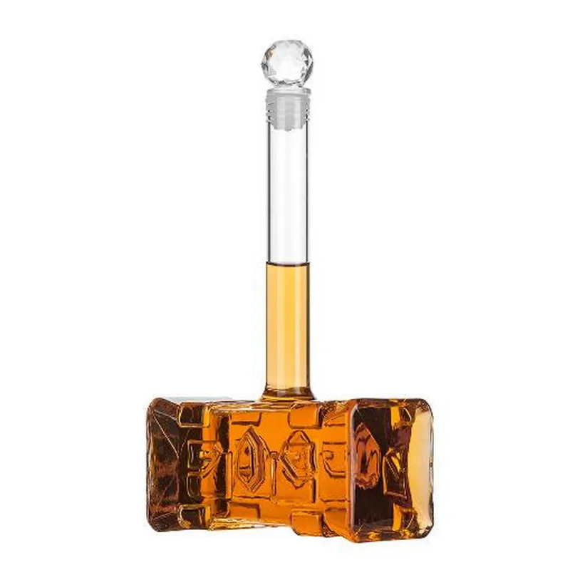 Новый продукт креативный 3D трехмерный молоток боросиликатная стеклянная