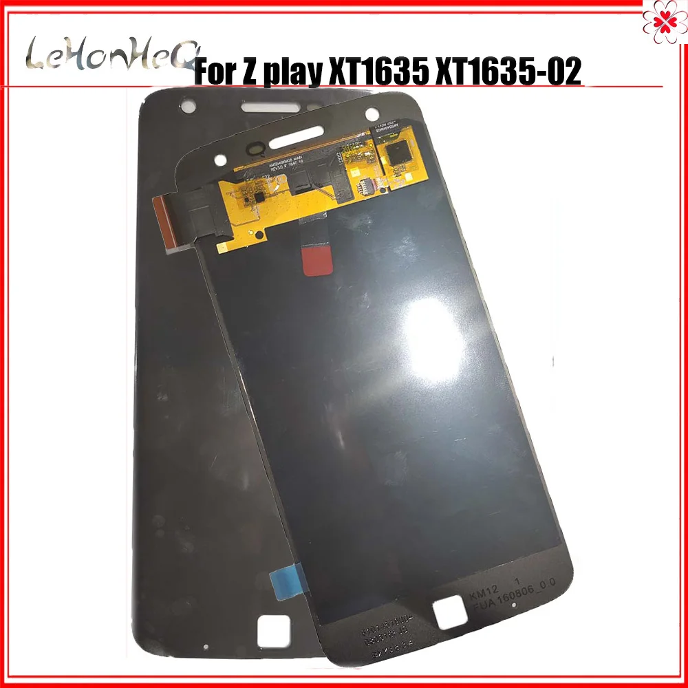 Тест AMOLED lcd для Motorola MOTO Z Play XT1635 02 ЖК дисплей с сенсорным экраном дигитайзер сборка