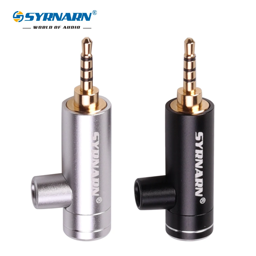 1 шт. 2 5 мм позолоченный штекер пистолетного типа 4 L-образные аксессуары для