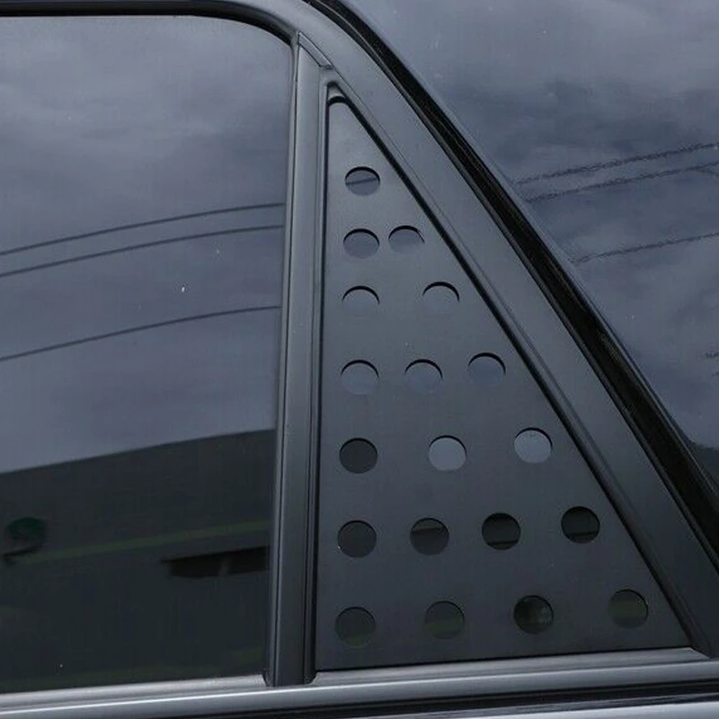 

Aluminum Alloy C-Pillar Triangular Window Glass Plate Louver Cover Trim for Toyota 4Runner 2010-2020