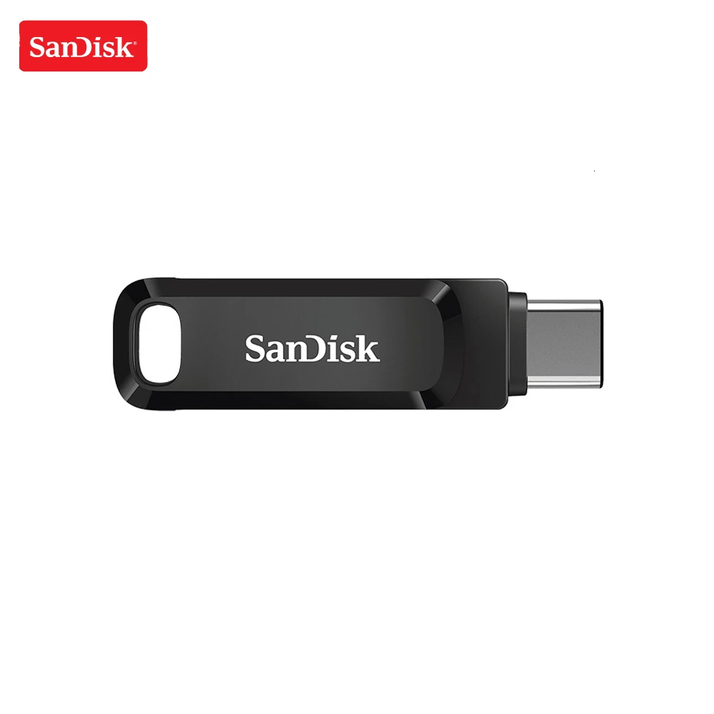 100% Оригинал Sandisk DC3 USB Type-C 32 Гб 64 OTG флэш-накопитель Mini U диск памяти флешка 128 ГБ SDDDC3 3