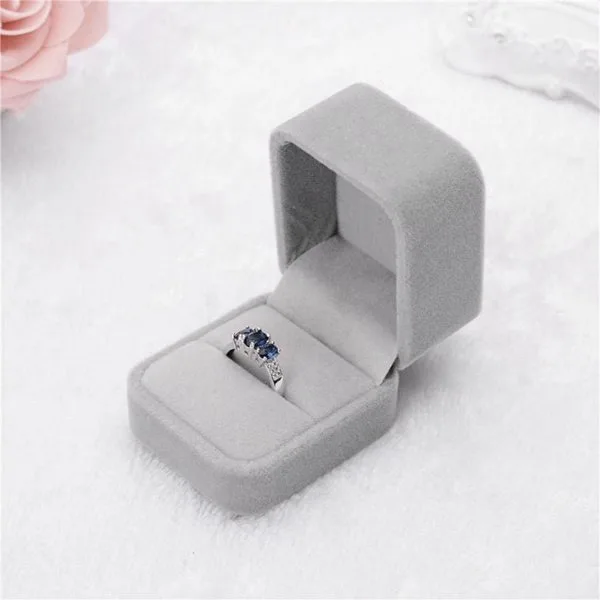 Фланелевая шкатулка для украшений колец ожерелья 7 шт. | Дом и сад