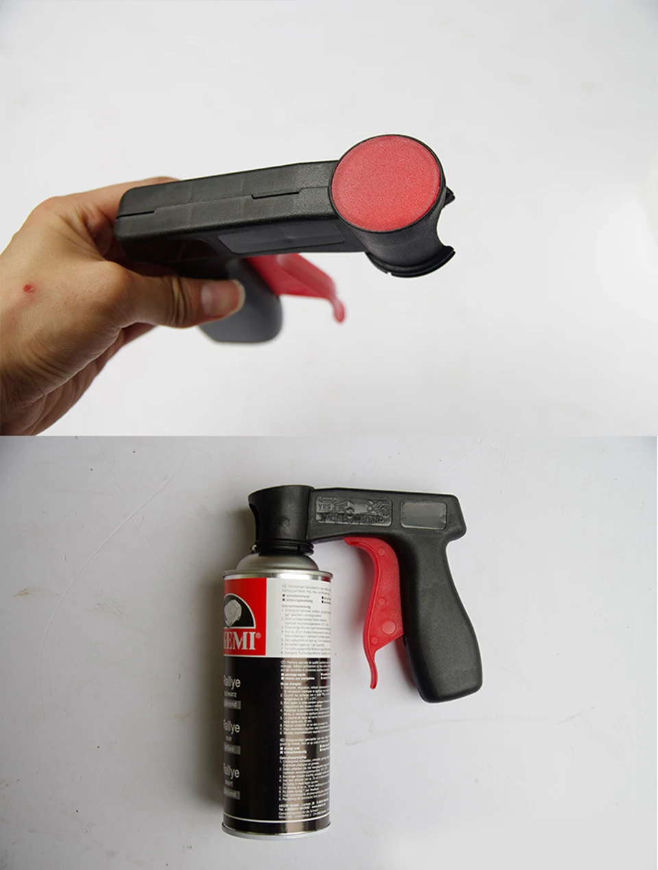 Автомобильная ручка-пульверизатор черная пластиковая резиновая ручка для