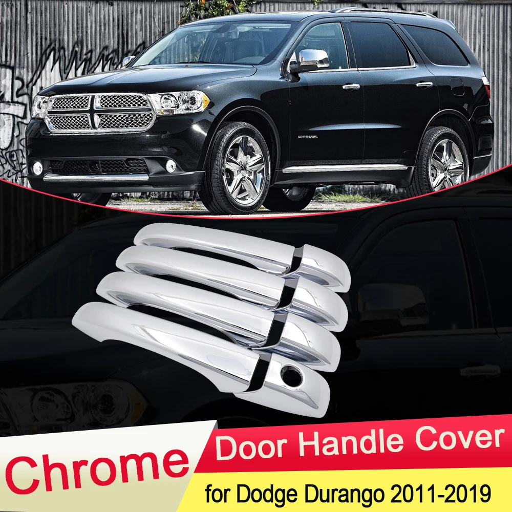 Для Dodge Durango 2011 2012 2013 2014 2015 2016 2017 2018 2019 MK3 хромированная крышка дверной ручки