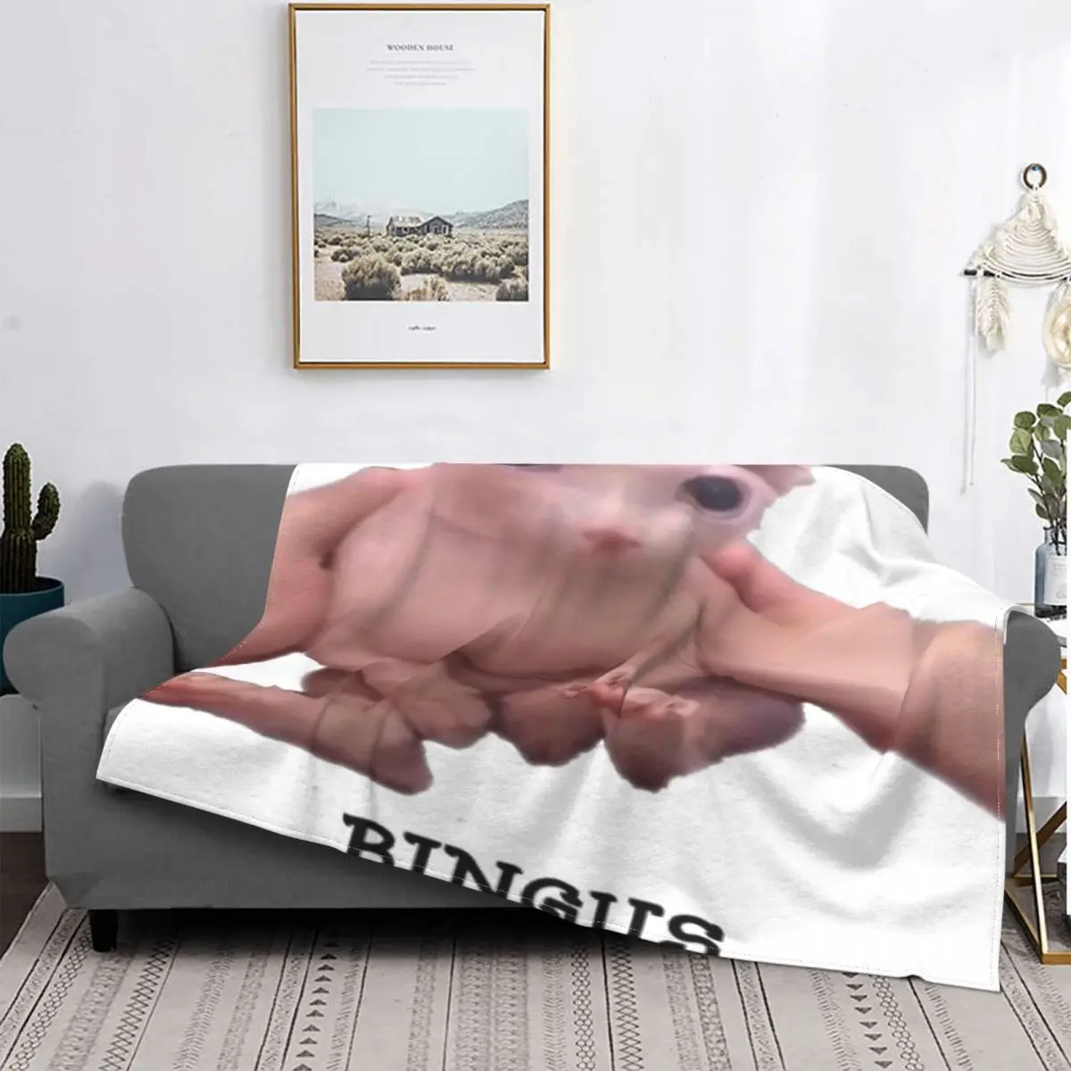 

Bingus Text 273 одеяло, покрывало на кровать, клетчатый плед, аниме, большие диваны, кровать, пододеяльник 150