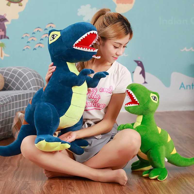 

45-160cm Cartoon Dinosaur Plush Toys Tyrannosaurus Doll Cute Stuffed Animals Kids Children Birthday Gifts