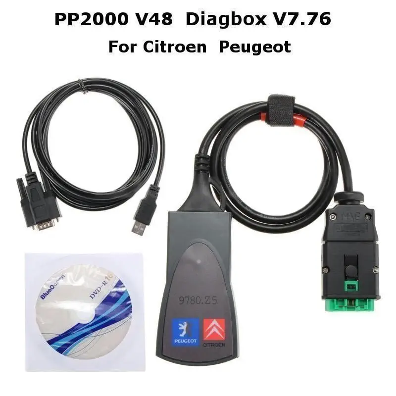 Диагностический сканер Onever PP2000 V48 Lexia3 Автомобильный Diagbox V7.76 для Citroen Peugeot прибор