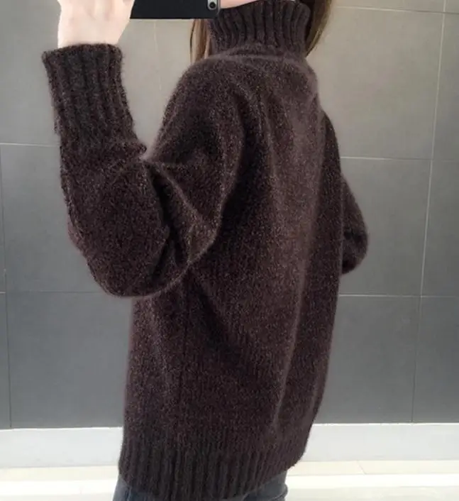 

2021 spring and autumn winter with New style fashion Long sleeve Women's Sweater coat