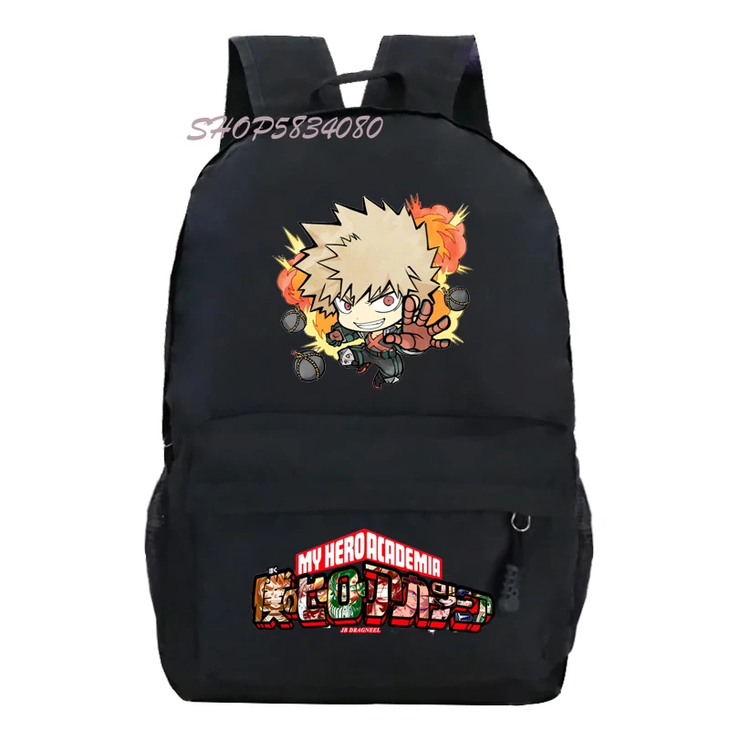 

Fashion Backpack Anime Backpack Canvas Student Schoolbag Women Boku No Hero Academia Girls Kids Bookbag Men Rucksack Mochila